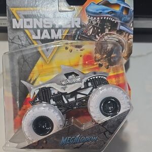 Monster Jam Megalodon Toy Truck - Black and White